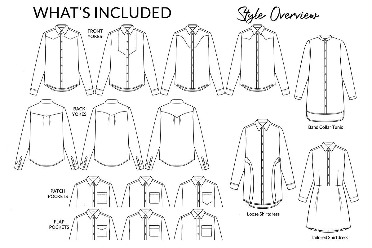 Women's Shirts, an Illustration by Art by Lin (Photo 4 of 8)