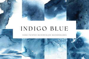 Indigo Blue abstract backgrounds, a Texture Graphic by Kolorata Art