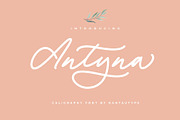 Antyna Handwritten Font, a Font by RantautypeStudio (Thumbnail 1 of 13)