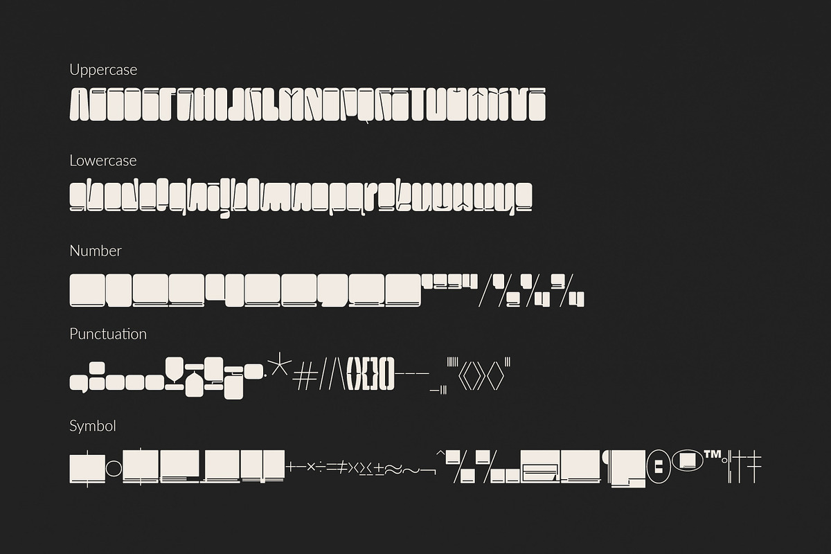 Mellar - Variable Obese Font, a Sans Serif Font by creativemedialab (Photo 9 of 13)