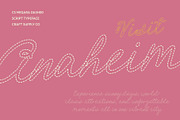 CS Megara Dashed, a Script Font by Craft Supply Co. (Thumbnail 6 of 8)