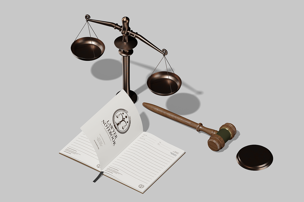 Lawyer Notebook Mockup, a Books & Magazine Mockup by Bartama Graphic (Photo 4 of 5)
