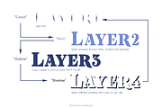 Poker In October Layered Color Font, a Serif Font by Roland Huse Design (Thumbnail 4 of 6)