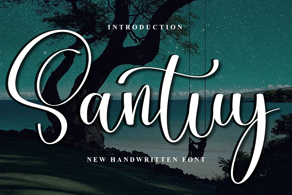 Santuy, a Handwritten Font by FreshTypeINK (Photo 1 of 7)