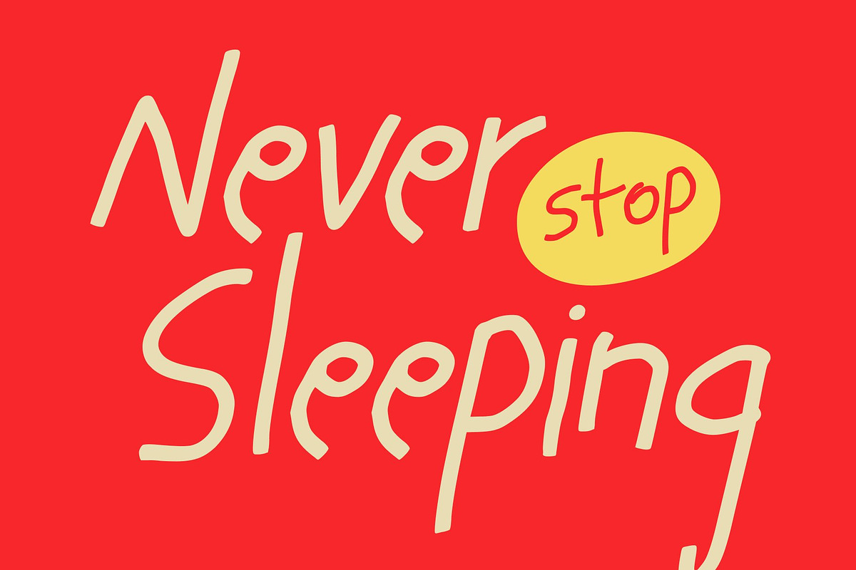 CS Bimbo – Messy Handwritten Font, a Handwritten Font by Craft Supply Co. (Photo 2 of 8)