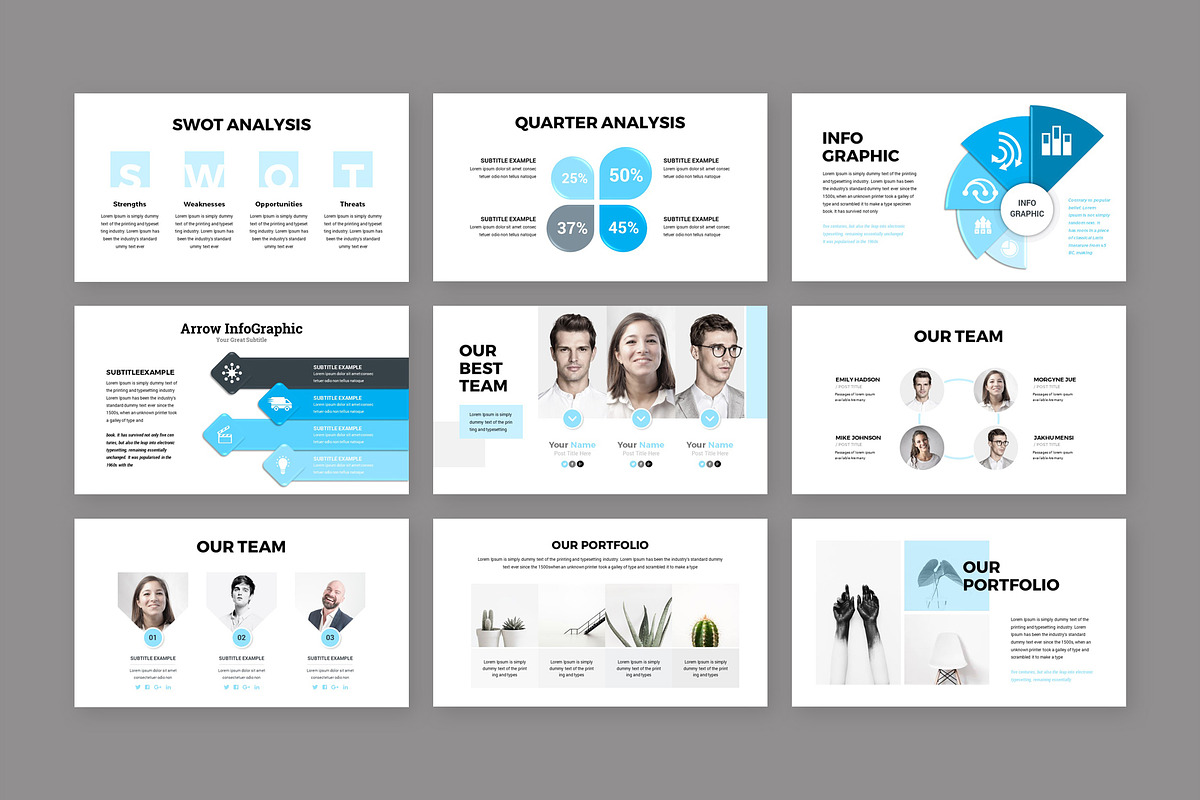 Business Plan PowerPoint Template, a Presentation Template by RsmBoutique2021 (Photo 4 of 5)