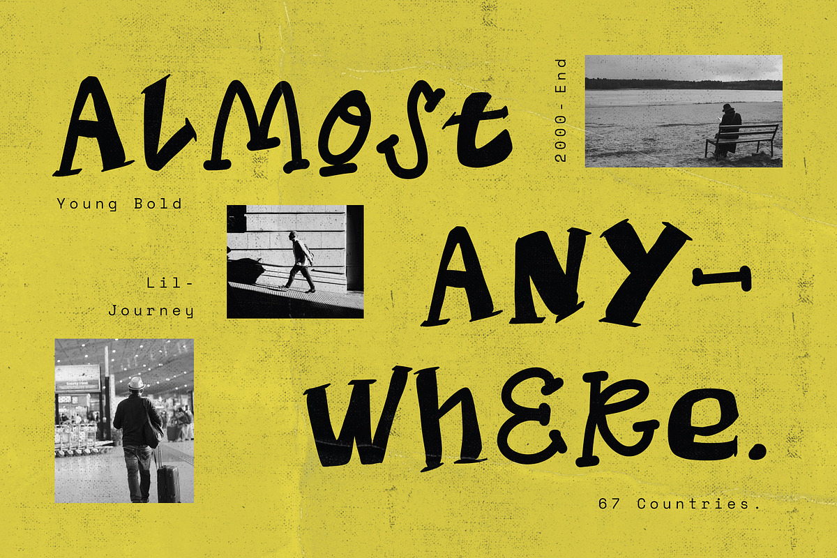 Desire Press - Zine Display Font, a Handwritten Font by Sloulyfe (Photo 8 of 9)