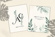 Watercolor & Gold Tropical Leaves, an Object Illustration by Papatongartist (Thumbnail 2 of 10)