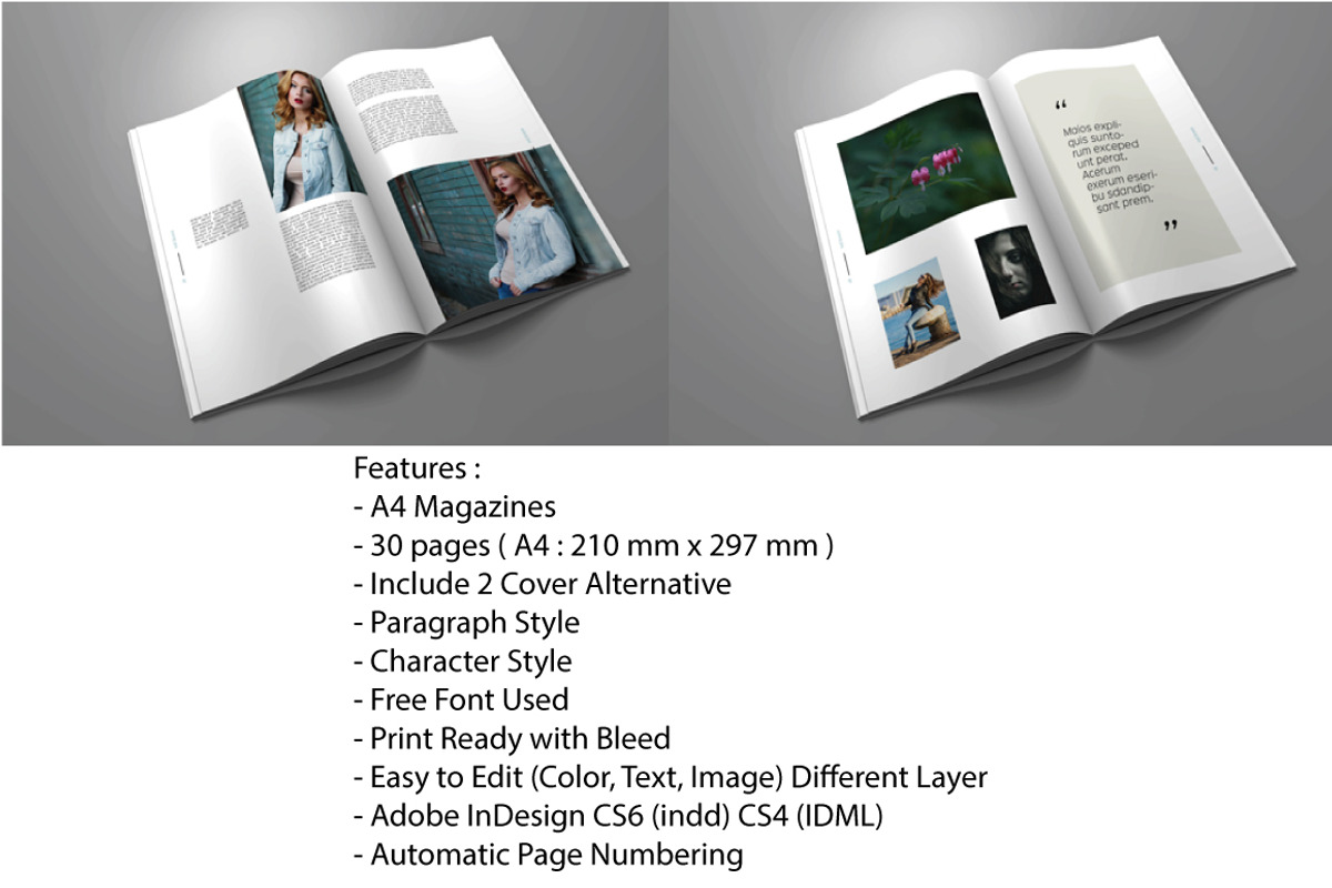 A4 Indi Streets Magazines, a Magazine Template by marone (Photo 5 of 6)