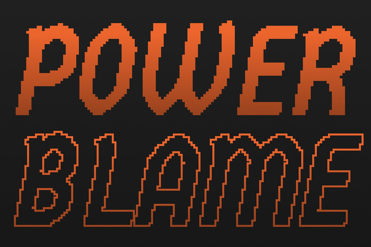 CS Arpheus Pixel, a Blackletter Font by Craft Supply Co. (Photo 2 of 8)
