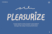 Pleasurize Handwritten Font, a Handwritten Font by Typeparties (Thumbnail 1 of 6)