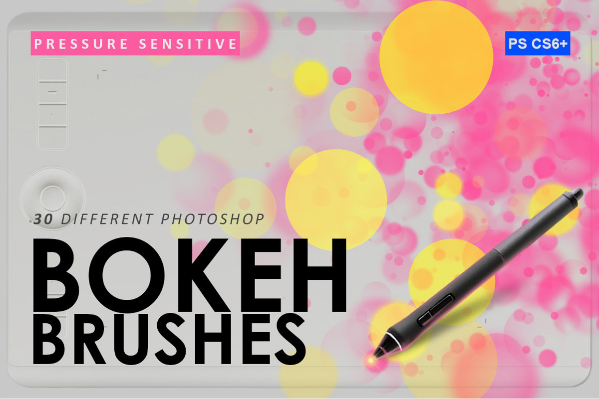 30 Bokeh Photoshop Brushes, a Brush Add-On by ArtistMef (Photo 1 of 10)