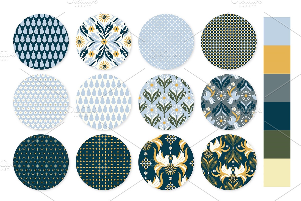 Magical Meadow Pattern Collection, a Pattern Graphic by MarynArts (Photo 8 of 14)