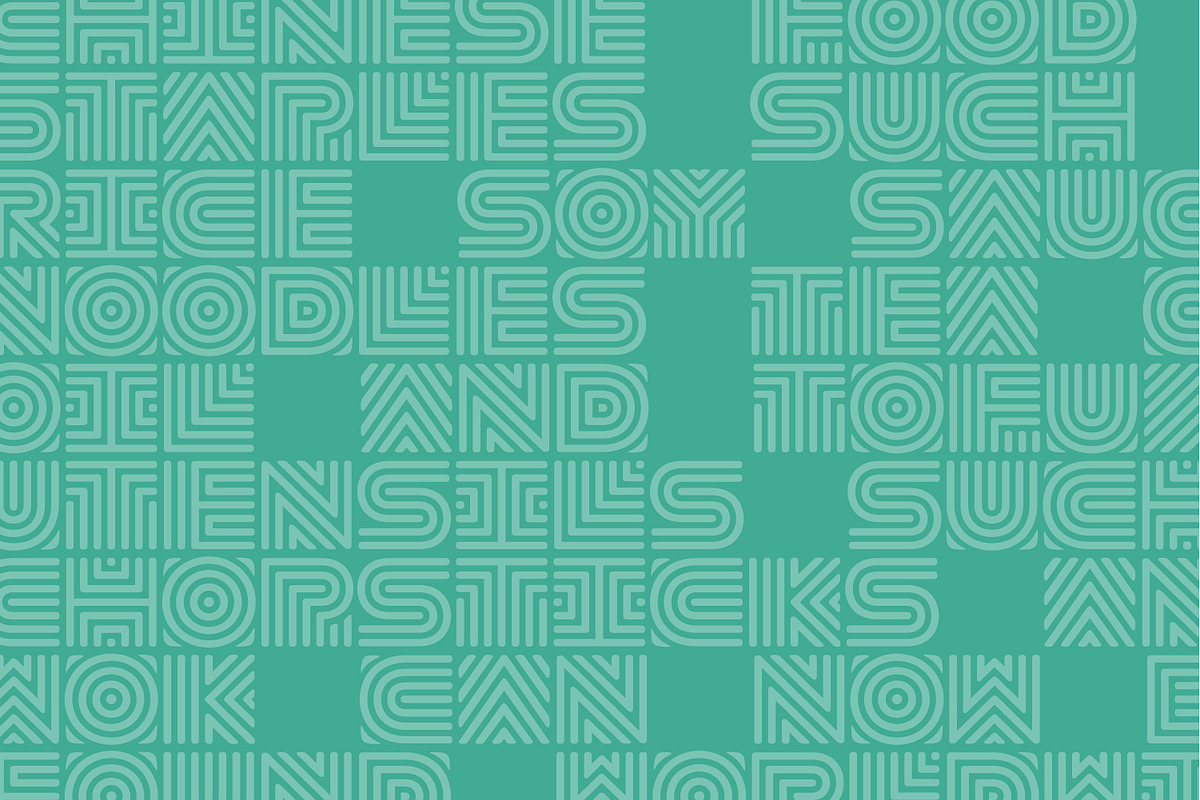 Shoots | Asian Display Font, a Font by Inlay Studio (Photo 7 of 8)