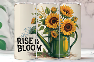 Rise And Bloom 20oz Tumbler, an Arts & Entertainment Photo by LamanAzalea