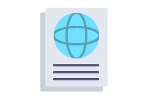 Online Flat Icon, a Duotone Icon by Pexelpy