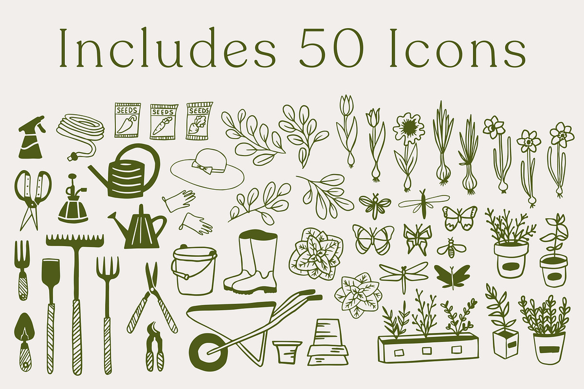 Gardening Vector Graphics, an Object Graphic by Sydney Paige (Photo 2 of 5)