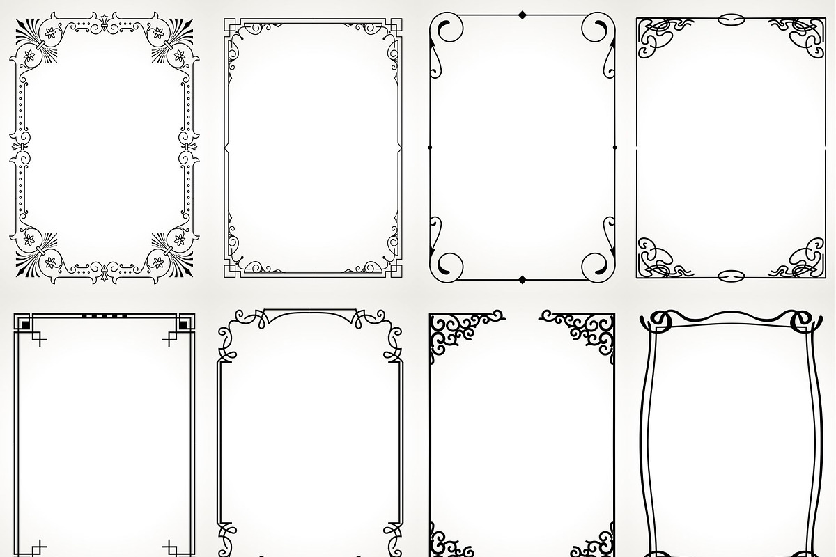 ArtDeco Badges & Frames, an Object Graphic by Pgmart (Photo 8 of 8)