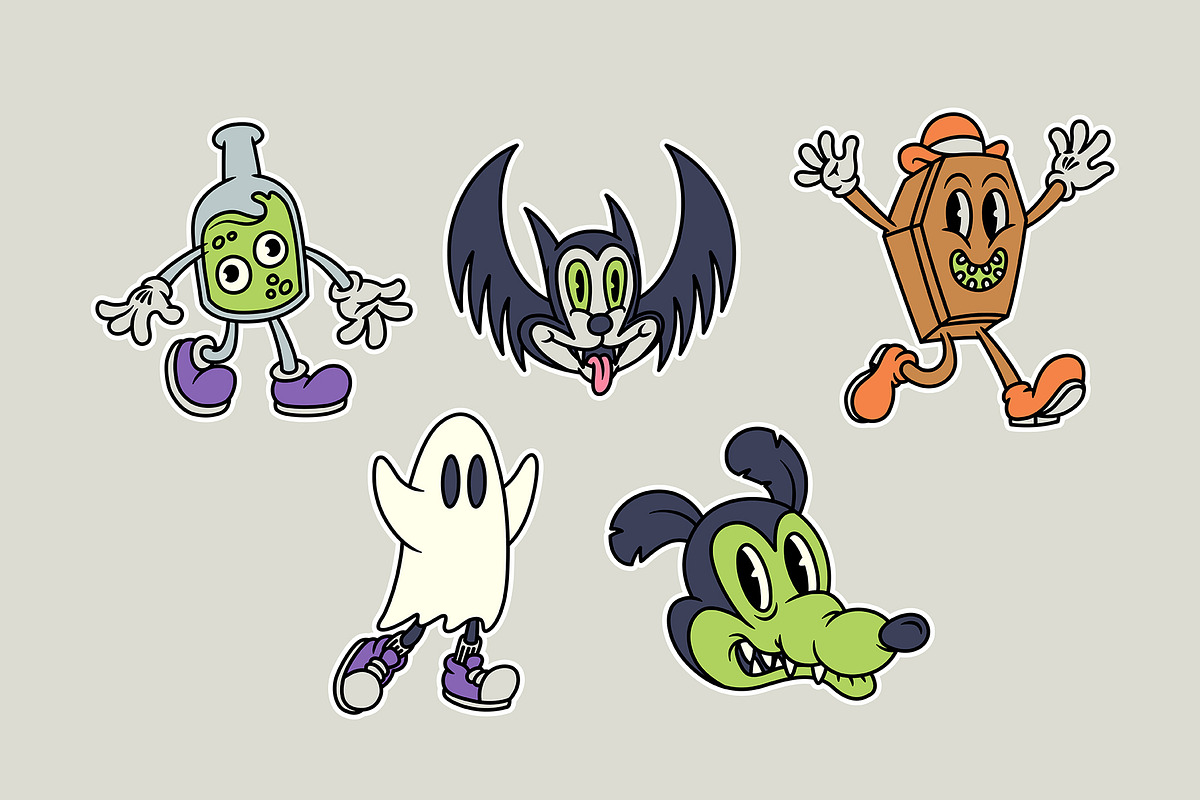 Halloween Cartoon Bundle, an Illustration by The Isian (Photo 38 of 40)