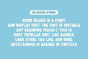 Drink Milksu - Free Fonts, a Handwritten Font by QR Design Studio (Thumbnail 6 of 8)