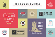 465 Logos Bundle - 90% off, a Branding & Logo Template by vuuuds (Thumbnail 1 of 5)