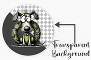 Christmas Dog & Cat Clipart, an Illustration by Canvas Craft (Thumbnail 2 of 7)