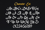 Faradisa, a Blackletter Font by RNDI Type Foundry (Thumbnail 11 of 13)