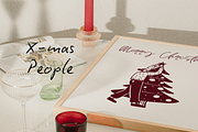 Christmas People: 50 Line Art, a Person Illustration by Veyla (Thumbnail 8 of 14)