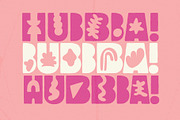 Bubbbo - Fun and chunky font, a Sans Serif Font by Drawwwn (Thumbnail 9 of 9)