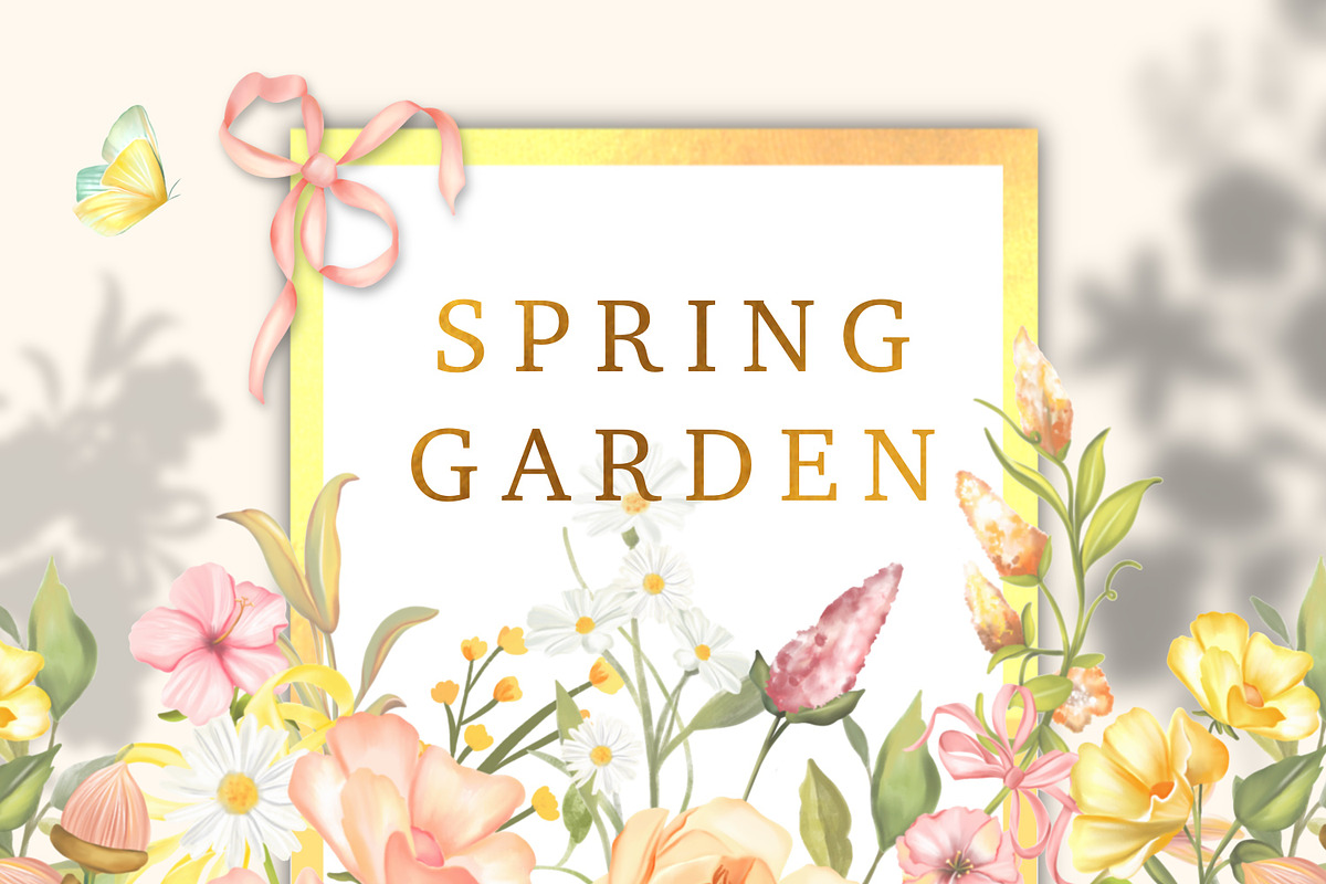 Spring Garden, an Illustration by Rachel Art Studio (Photo 1 of 9)