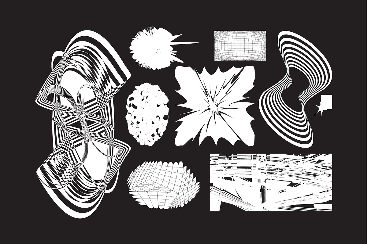100+ Abstract Vector Shapes, a Background Graphic by Vanzyst (Photo 5 of 17)