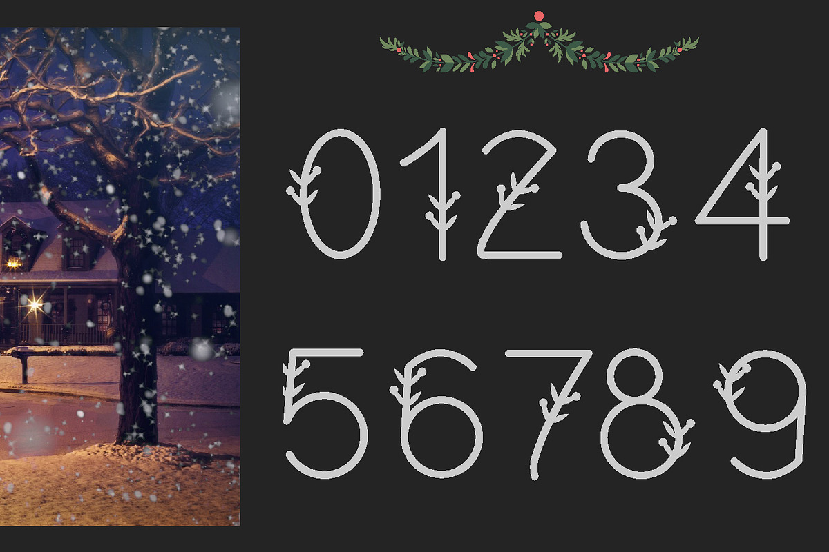ChristmasTree Modern Sans Serif Font, a Sans Serif Font by Yiru Chen Studio (Photo 5 of 15)