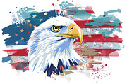 American Eagle Patriotic flag 4 July, a Graphic by VetalStock (Thumbnail 8 of 11)