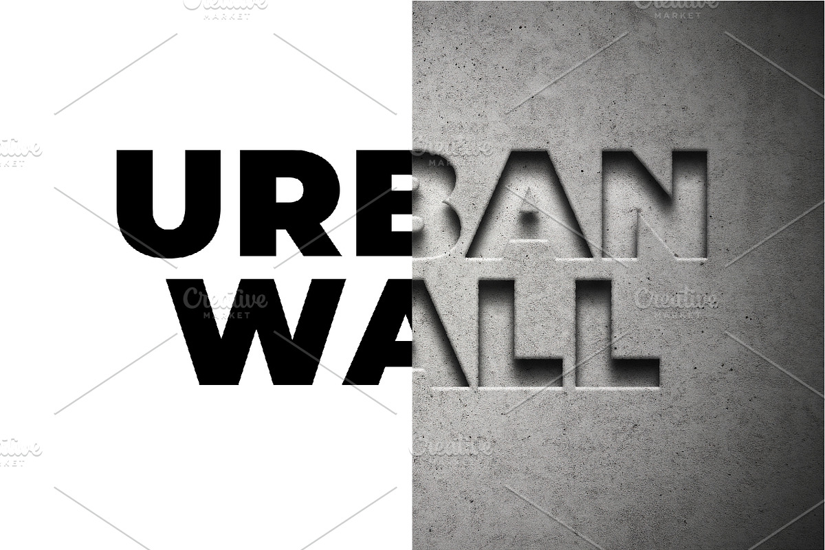 Concrete Text Effect, a Layer Style Add-On by alexdndz (Photo 2 of 2)
