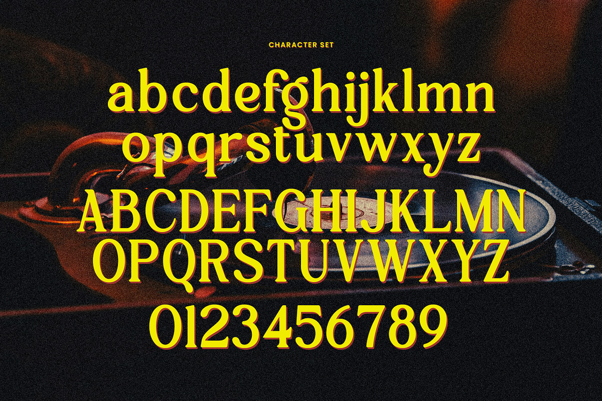 Wen Romun – Nostalgic Display Serif, a Serif Font by Mahesans Co (Photo 10 of 11)