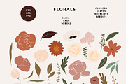 ABSTRACT BUNDLE - woman, flowers, a Person Illustration by Spark Studio Brushes (Thumbnail 16 of 25)
