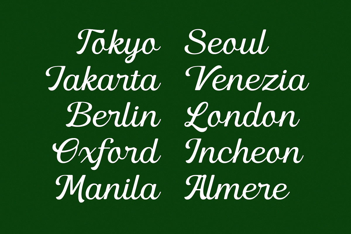 Gunthala Script, a Script Font by Violet Natural (Photo 9 of 11)