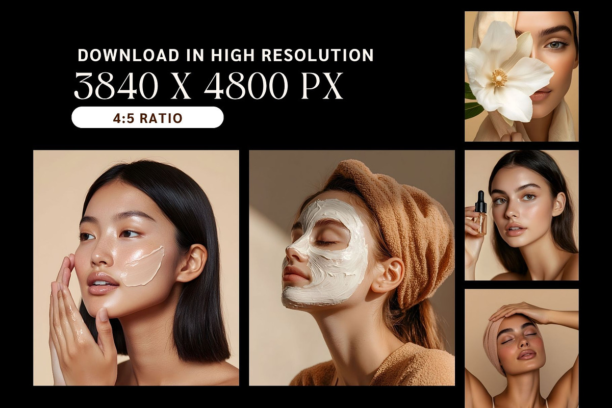 Diverse Female Skincare Models, a Person Photo by HAYAG Creatives (Photo 4 of 8)