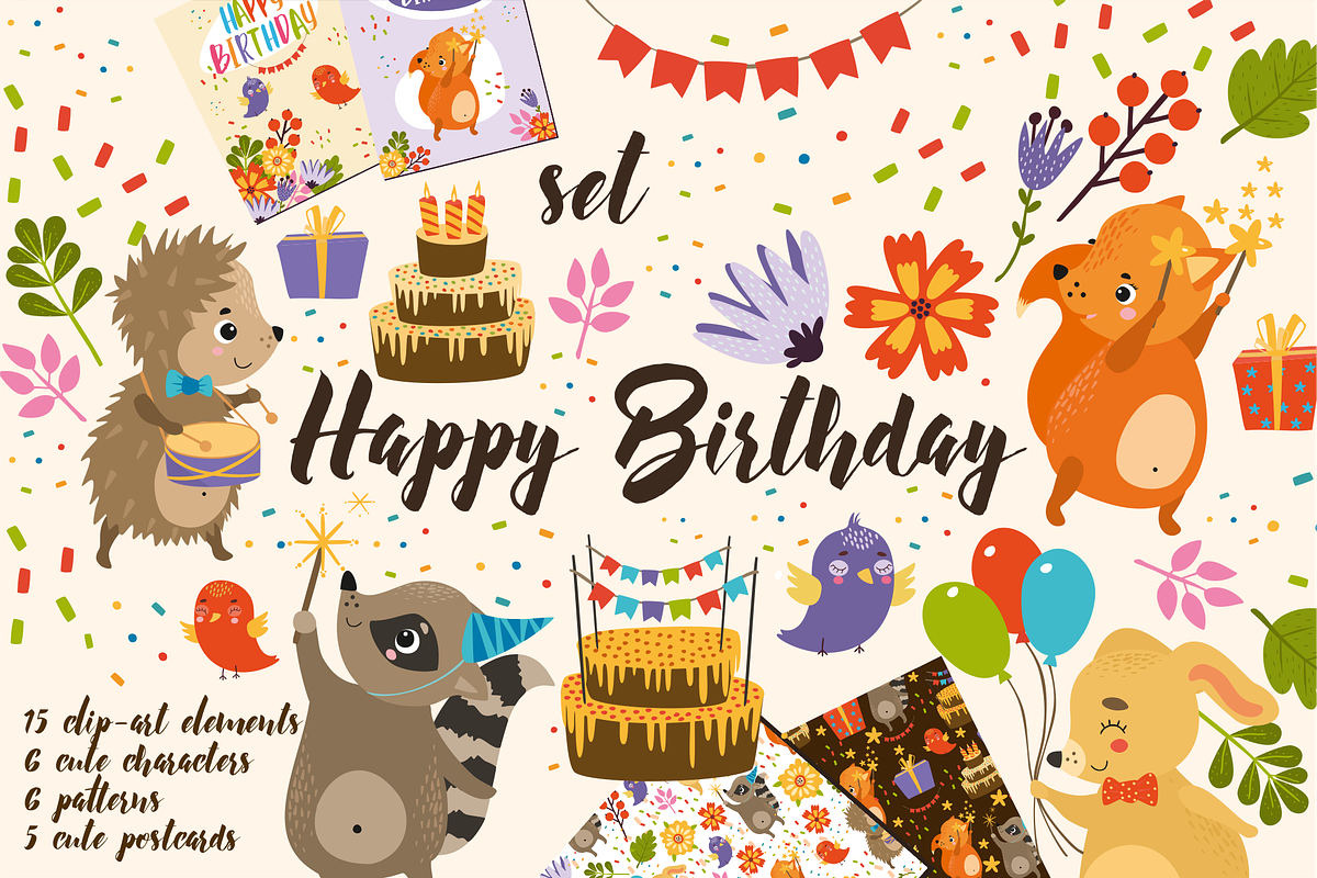 Kids bundle. Cute baby animals, an Animal Illustration by Lesya Skripak (Photo 13 of 13)
