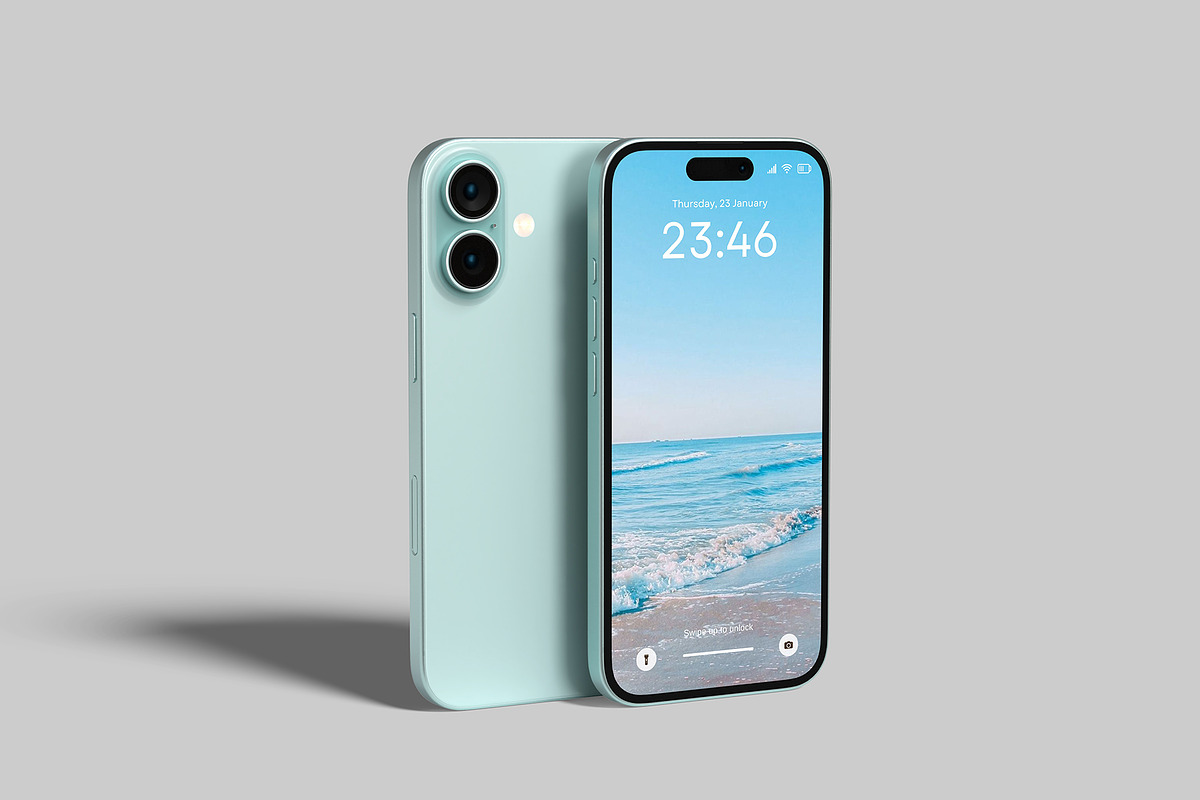 iPhone 16 Mockup, an iPhone Mockup by Amigos__46 (Photo 8 of 10)