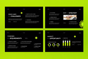 Black Green Pitch Deck Google Slide, a Presentation Template by graphicook (Thumbnail 4 of 5)