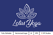 Lotus Yoga - Reiki Healing Logo 1, a Branding & Logo Template by BF Studios (Thumbnail 2 of 3)