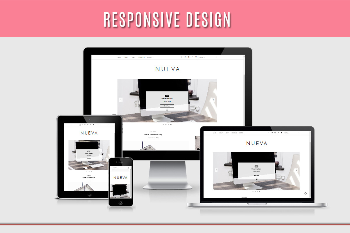 Blogger Template Responsive - Nueva, a Websites & App Template by Vefio Themes (Photo 3 of 3)