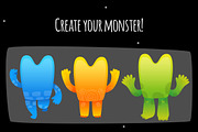Funny monster creation kit, an Illustration by nenochka (Thumbnail 2 of 4)