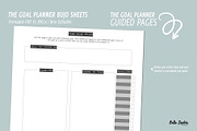 Goal Planner Bujo Printable, a Stationery Template by Bella+Sophia Creative (Thumbnail 4 of 5)