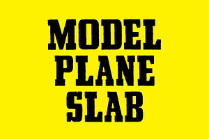 MODEL PLANE SLAB