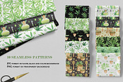 Cannabis watercolor set, an Illustration by svetodesign (Thumbnail 6 of 8)