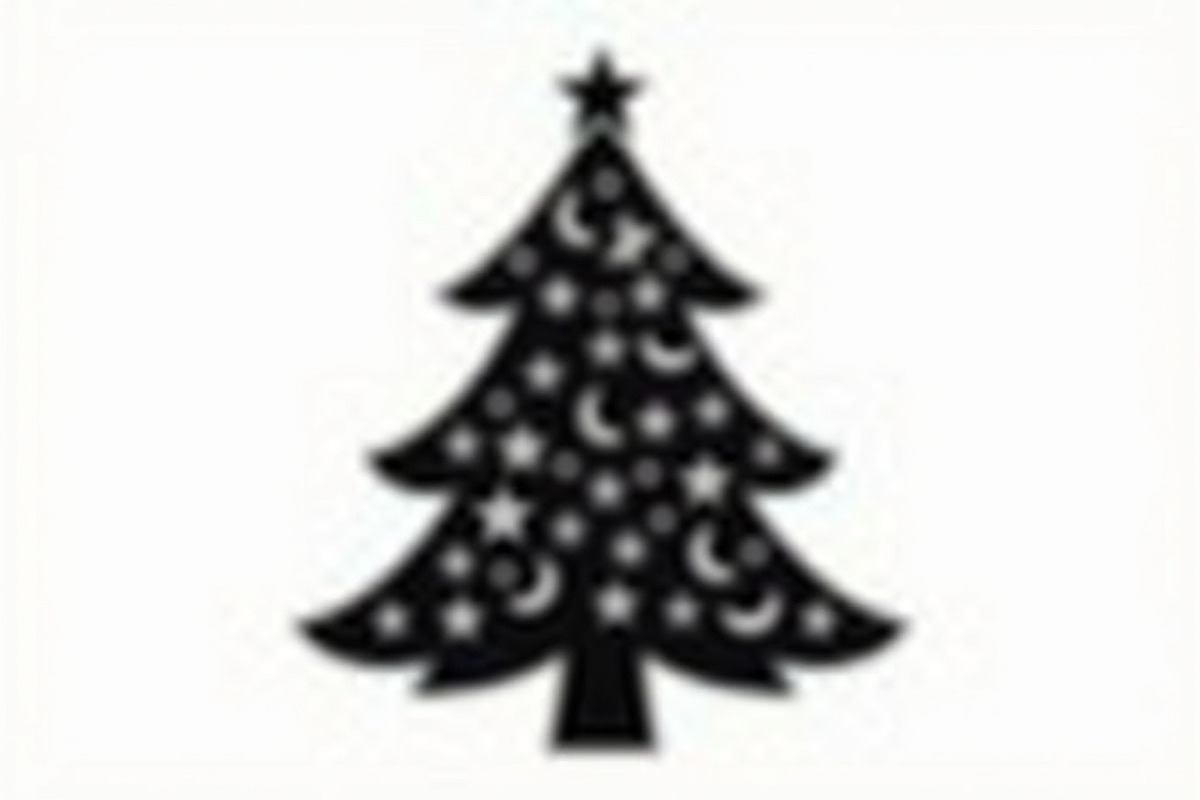 Tree Christmas Fir Tree Black, an Illustration by Amazin_art (Photo 25 of 27)