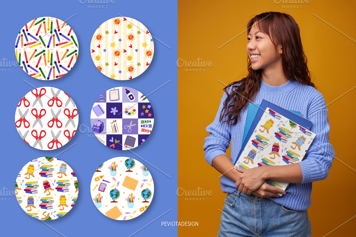 Back to school vector collection, an Education Illustration by Peviotadesign (Photo 7 of 13)