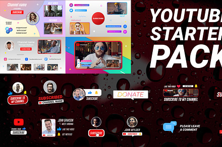 Youtube Starter Pack | FCPX, a Templates & Theme by FlashFXbox